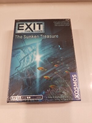 Exit The Game: The Sunken Treasure Escape Room Game by Kosmos New Sealed E6