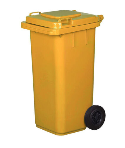 PATTUMIERA BIDONE RACCOLTA DIFFERENZIATA 120 240 LT NORME EN840 HACCP COPERCHIO - Foto 6 di 6