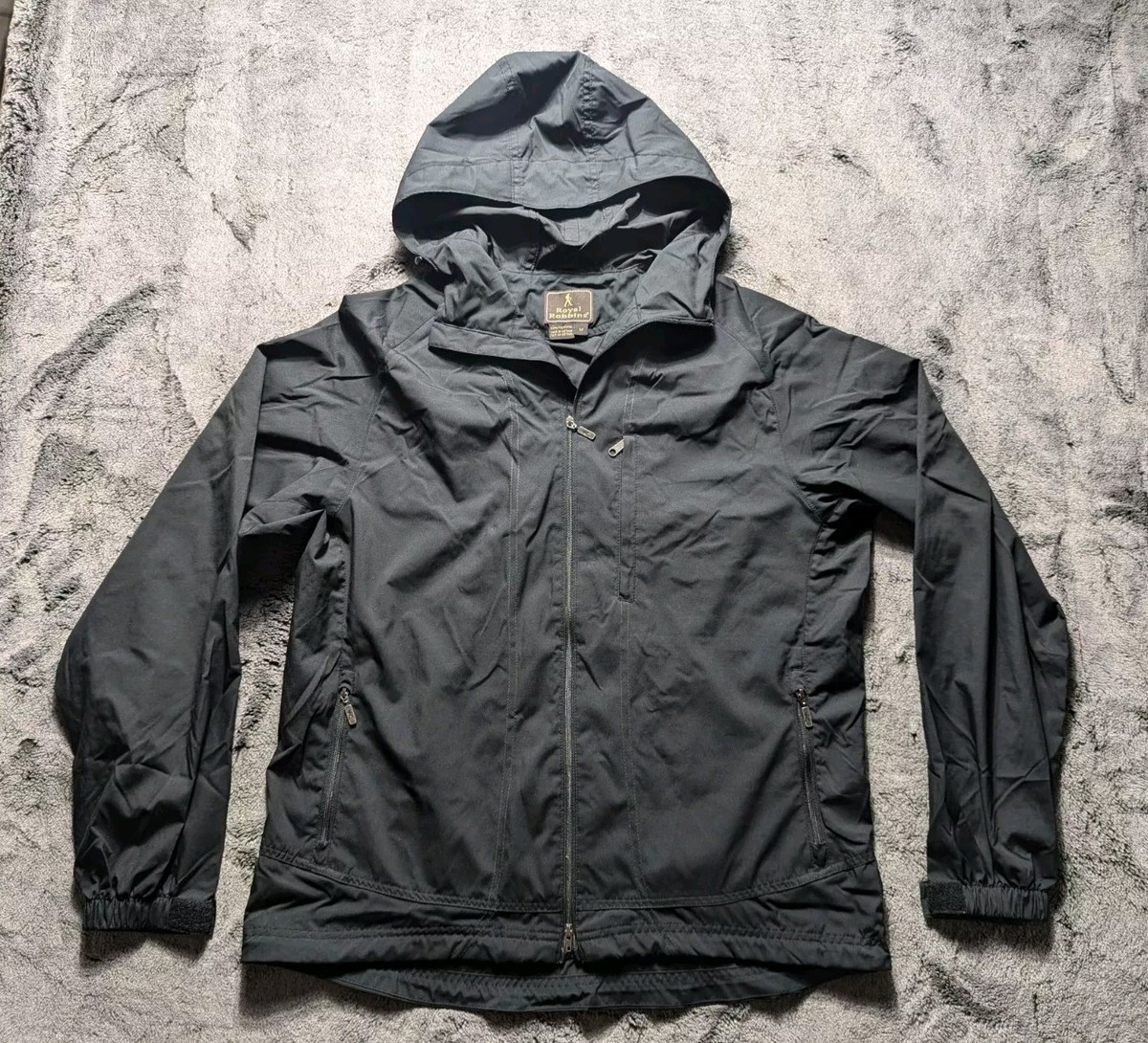 Royal Robbin Full Zip Lightweight Jacket Women's Size Medium Black