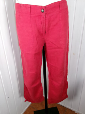 Pantacourt COMPTOIR DES COTONNIERS Taille 36/38 En Lin - Occasion Très Bon état
