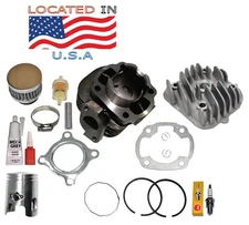 fit Yamaha Zuma Yw50 Piston Cylinder Piston Gaskets Top End Kit 4Wx-E1311-00-00