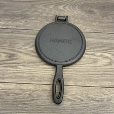 6” HAWOK 2 Piece Cast Iron Waffle Maker with Handle