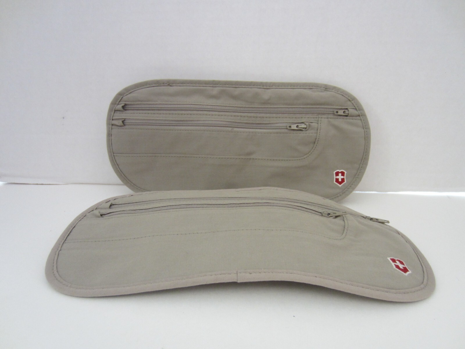 2 Victorinox Swiss Army concealed waist pouches for travel - passports,money