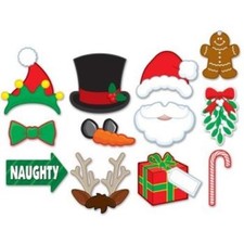 Christmas Photo Fun Signs 12 Pack Photo Booth Props Christmas Winter Decoration