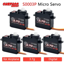 Surpass Hobby Digital Servo 3.7g Micro Plastic Gear Servo for RC Airplanes Heli