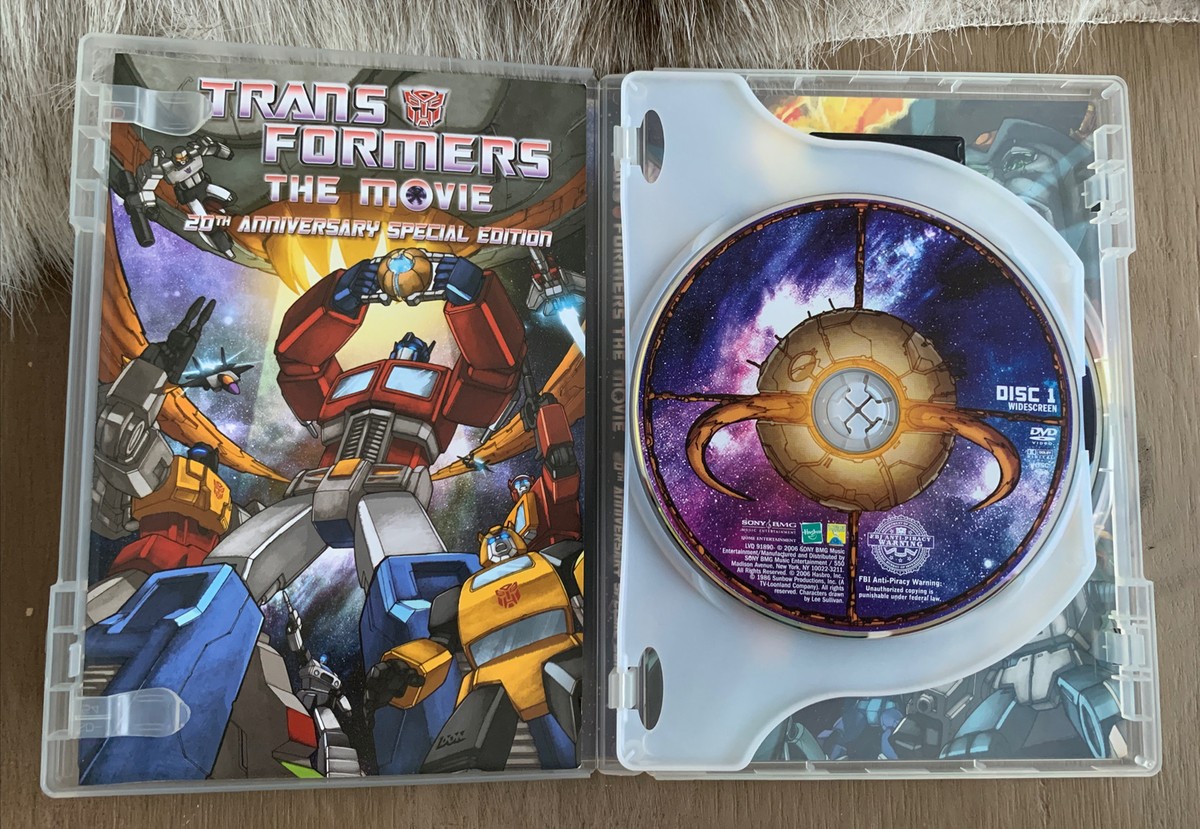 Transformers The Movie DVD 20th Anniversary Special Edition | eBay