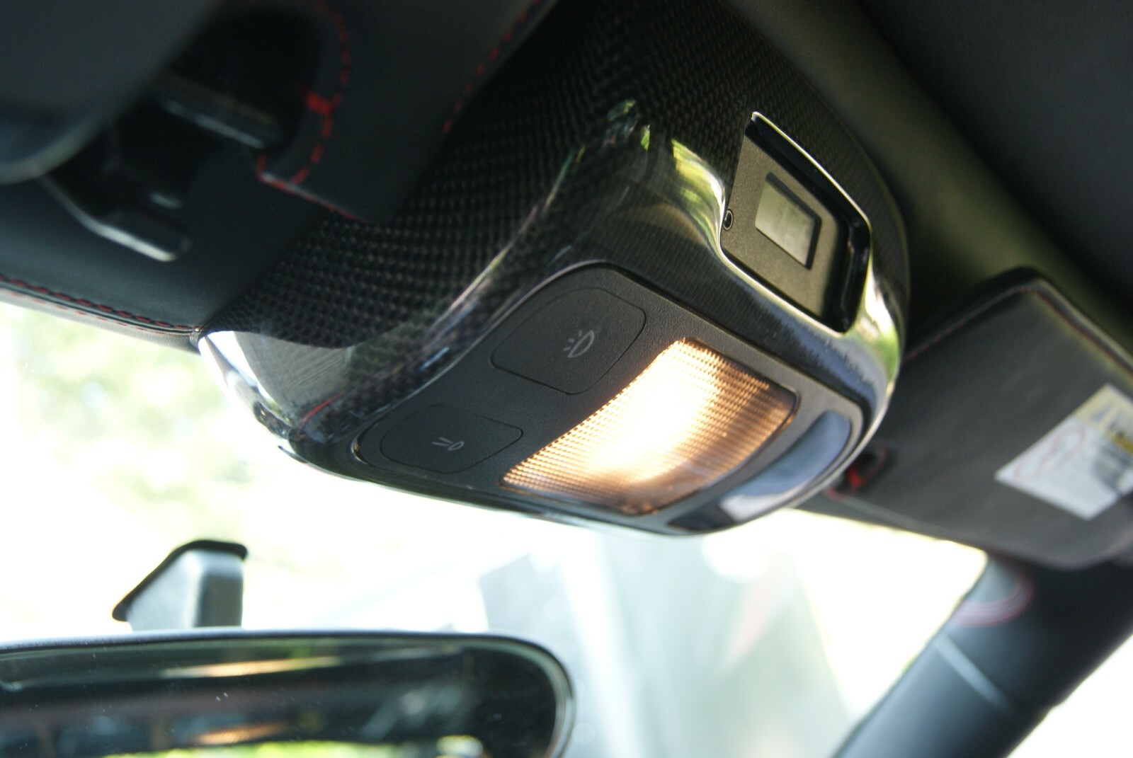 Ferrari 360 Coupe Carbon Fiber Dome Light Cover