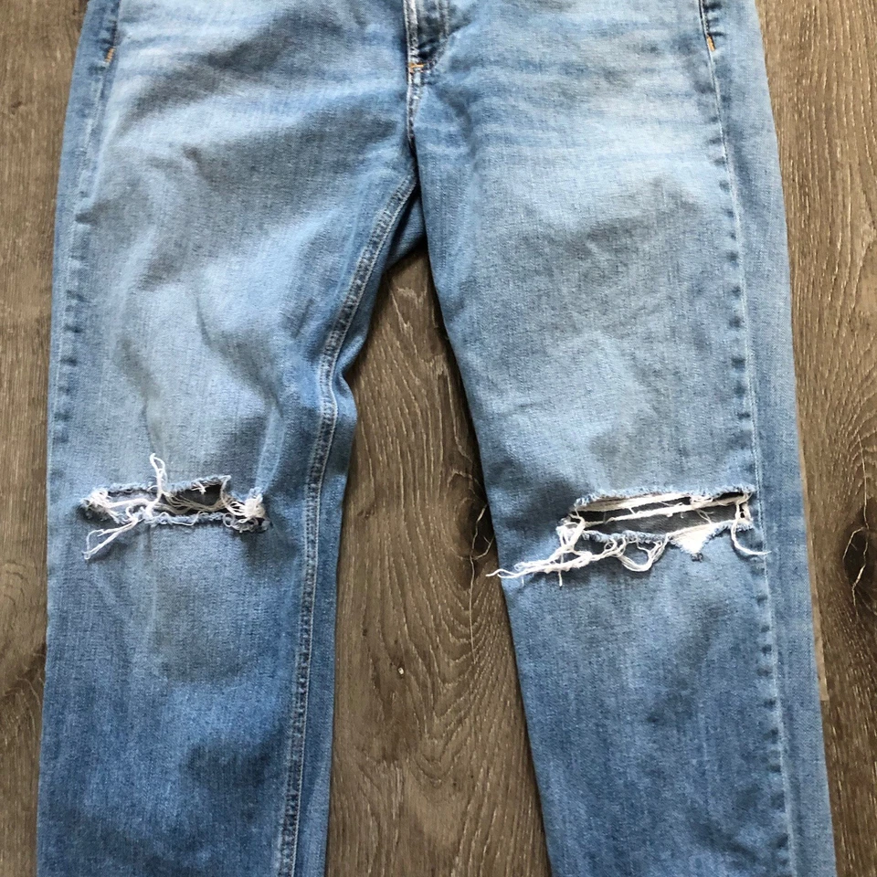 Rag & Bone Jeans Women’s 28 Dre Low-Rise Ankle Slim Boyfriend Distress Raw Hem - Image 3 of 4