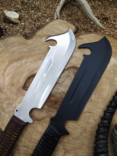 Custom Handmade 16" Pair Of Machetes, 12C27 Steel, Hunting knife, Camping Knife. - Picture 5 of 10