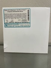 National Scientific Microtube Strips, 1.1 ml, Qty 80 strips