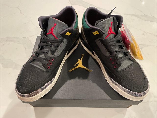 Size 9 Jordan 3 Retro Se Animal Instinct 2 0 Black For Sale Online Ebay