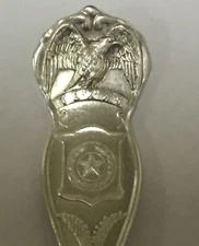 Texas Wm Rogers Mfg Co Vintage Souvenir Spoon Collectible