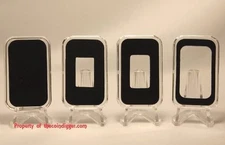 10 AIR-TITE Capsule ASSORTED 1 GRAM to 1oz Silver Gold Bar Holder Acrylic Case