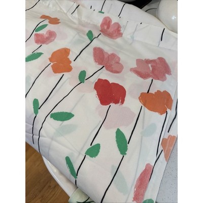 Vera Neumann Vtg Queen Sz Poppy Sheets  Flat & 2 Pillowcases. New