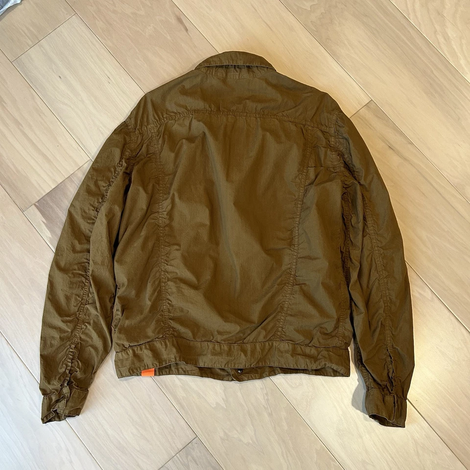 Chaqueta Bomber Aspesi Marrón Botón a Presión Hombre Mediana Foto 2 de 4