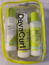 Devacurl Travel No-Poo Cleanser & One Condition Conditioner & Styling Cream 3oz