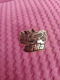 Alton Towers Rita Ride Pin Badge