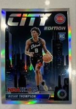 2023-24 Panini Nba Hoops Premium Stock - City Edition Ausar Thompson #11 Silver