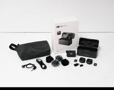 DJI Mic Mini Wireless Lavalier Mic Kit Black w/ Charging Case 2 TX RX