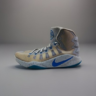 RARE Nike Zoom Hyperdunk Men Size 13 Sneakers #32 KAT Gray Blue S Mag 2016