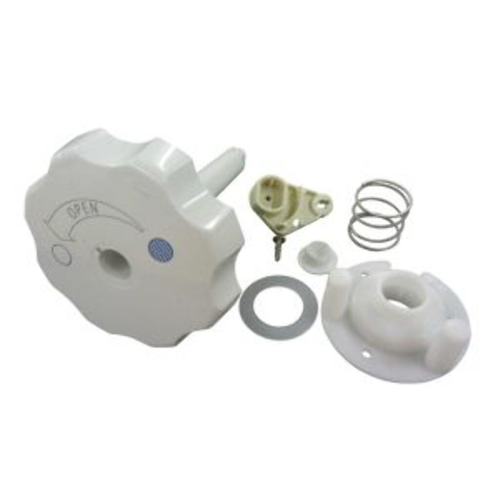 Thetford Cassette Flush Knob Assembly White