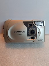 Olympus Gray D-380 Digital Camera Silver With SD Card Tested Working.