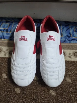 MENS NEW LONSDALE LEATHER TRAINERS SIZE 13 - Image 1 of 4