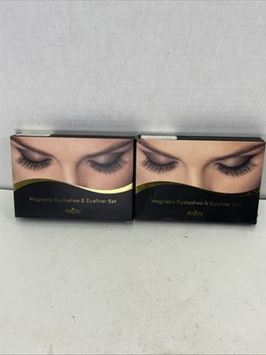 Anjou Magnetic Eyelashes And Eyeliner Set o.44oz (4ml)
