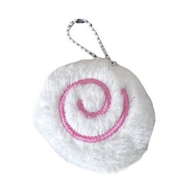 Plush Fish Cake Doll Keychain Stuffed Toy Backpack Pendant Hanging Decoration