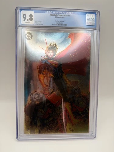 Absolute Superman #1 Foil Edition CGC 9.8 – Rare Gem, High Grade, Must-See!