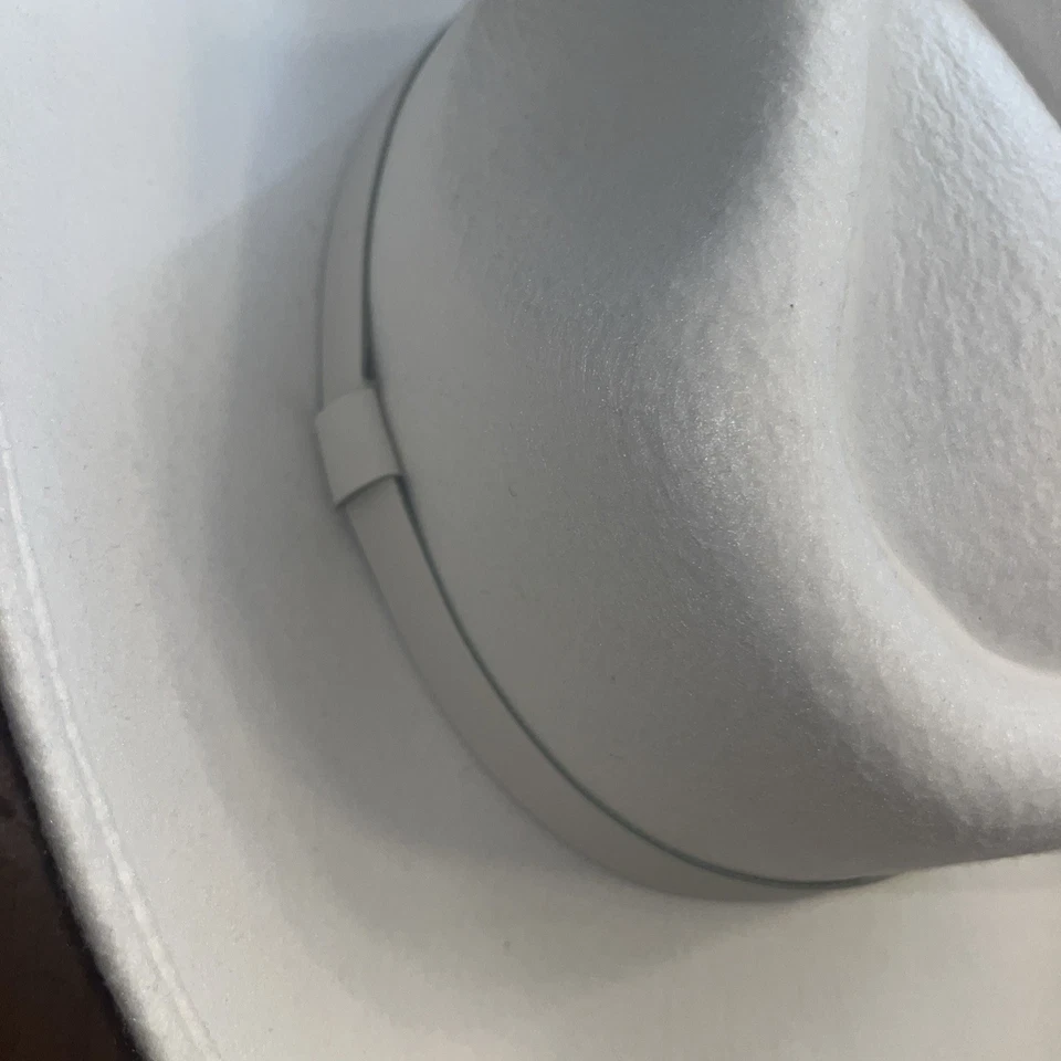 NUEVO Sombrero de Vaquero Blanco Disney El Llanero Solitario Etiquetas Foto 4 de 4