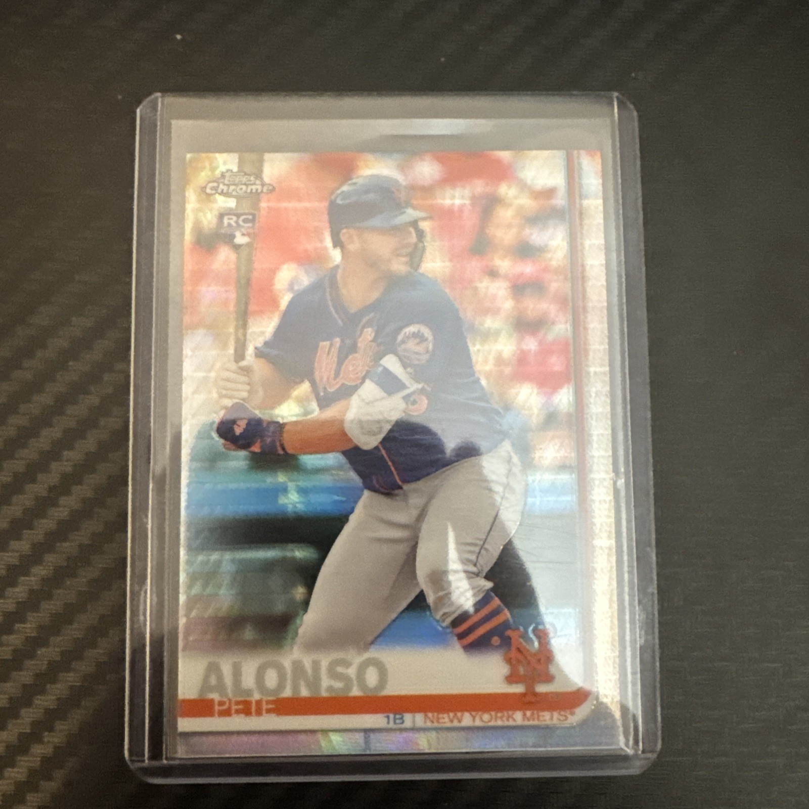 2019 Topps Chrome Prism Refractor Pete Alonso #204