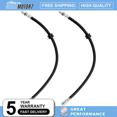 Sunsong Set of 2 Front Brake Hydraulic Hoses for BMW E30 E36 318i 320i 325i Z3