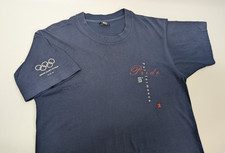 Vintage 80s USPS Olympic Sponsor T-Shirt L Navy Pride in Performance Sports USA