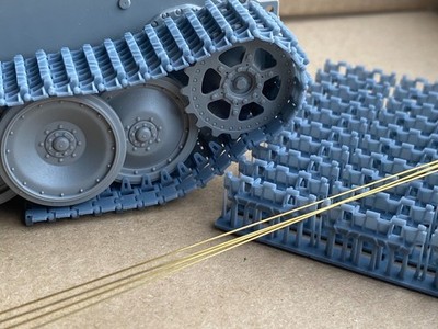 1:35 Panther workable tracks, Workable Track Links for Panther, 3D printed, 2