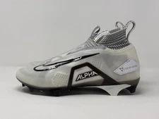 Size 12 Nike Alpha Menace Elite 3 White Particle Grey Football CT6648-100 Men’s