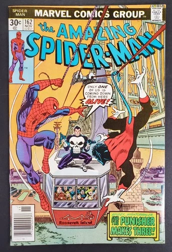 Amazing Spider-Man #162 1st Appearance Jigsaw Marvel Comics 1976