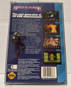 Microcosm Sega CD CIB Complete Clean Disc Tested w/ Long Box Protector Excellent
