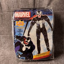 Marvel Venom Men's Muscle 2 Piece Halloween Costume Mask: ADULT STANDARD LARGE