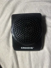 Croove Voice Amplifier: Portable Rechargeable Microphone with Headset & Belt Cli