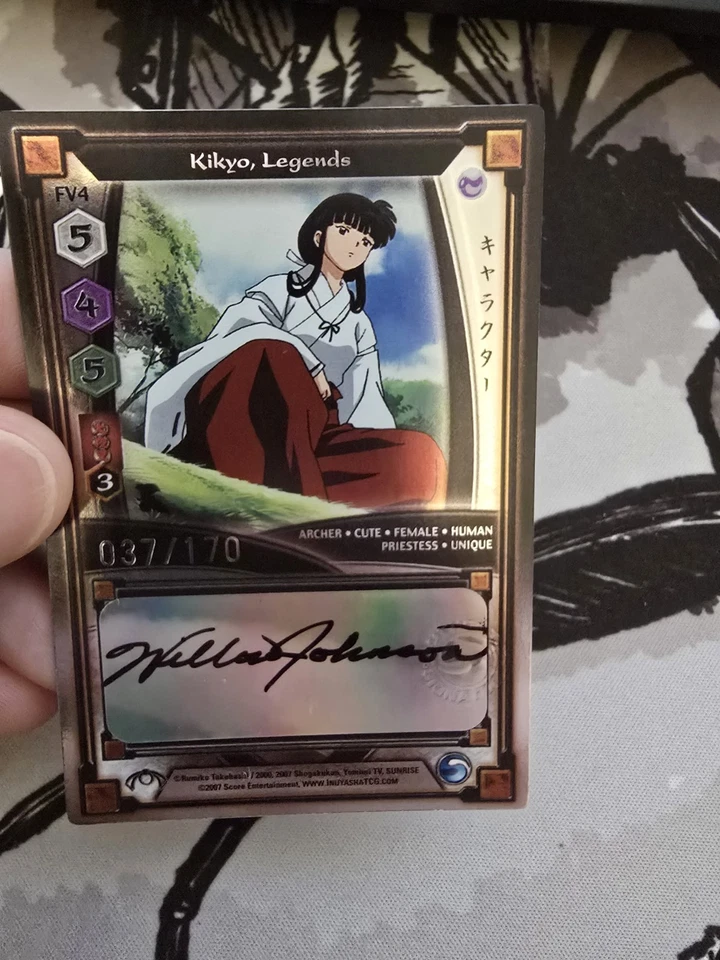 Kikyo Legends FV4 037/170 Inuyasha TCG Very Rare  - Image 3 of 3
