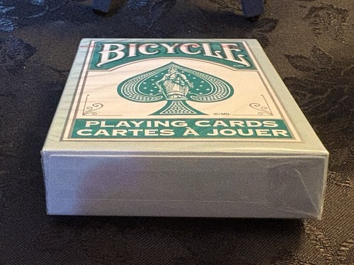 Bicycle Playing Cards Rider Back Design, Fashion, Canada Import, Teal, 2014 - Picture 5 of 6