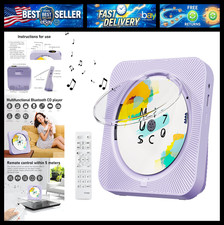 CD Player Portable Bluetooth 5.1 Desktop CD Player with HiFi Sound Speakers,Remo