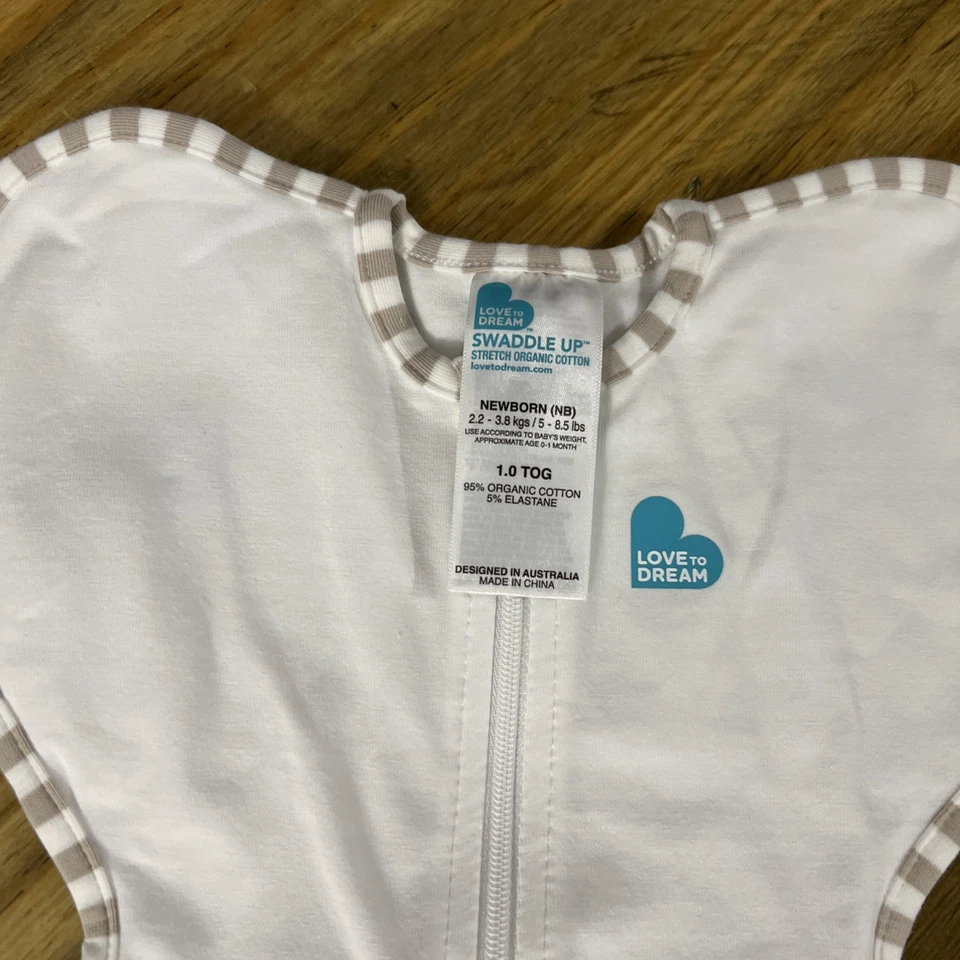 Love To Dream пеленание вверх органический этап средний новорожденного 5-8,5 фунтов новый - Изображение 4 из 4