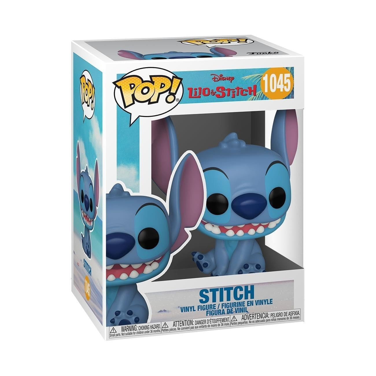 Funko Pop! Disney: Smiling Seated Stitch - Disney: Lilo & Stitch - Collectable V