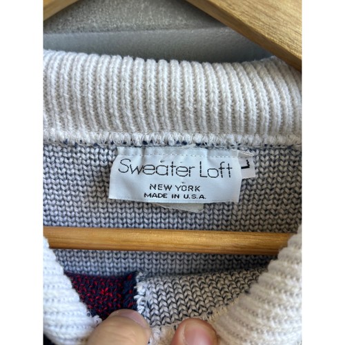 Vintage Kids Knit Sweater Texas Large L Retro Cottage Core Texas Sweater - Picture 3 of 10