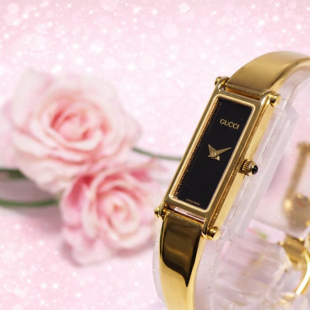 Good Condition Gucci GUCCI 1500 Square Bangle Watch Wristwatch  GUCCI,18553