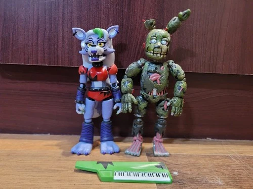 Funko Fnaf Five nights at freddy's custom lot Springtrap Roxanne Wolf