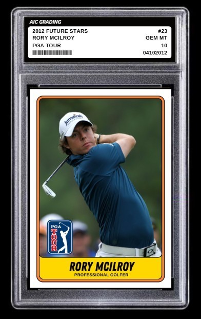 2012 Rory McIlroy PGA Tour Future Stars PGA Rookie Card #23 Graded 10 view 6
