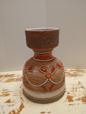 VINTAGE ITALIAN BITOSSI POTTERY FRATELLI FANCIULLACCI VASE MID CENTURY VGC 